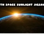 EARTH SPACE SUNLIGHT JIGSAW