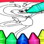 Kissy Missy Coloring Pages