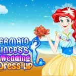 Mermaid Princess Wedding Dress up